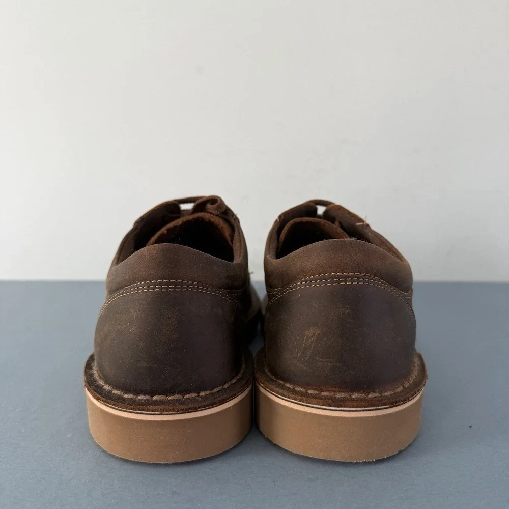 Clarks Bushacre 3 Lo Beeswax Leather‎ Brown Oxfords Lace Up Mens Shoes